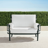 Frontgate Carlisle Oversized Cuddle Lounge In Onyx Finish
