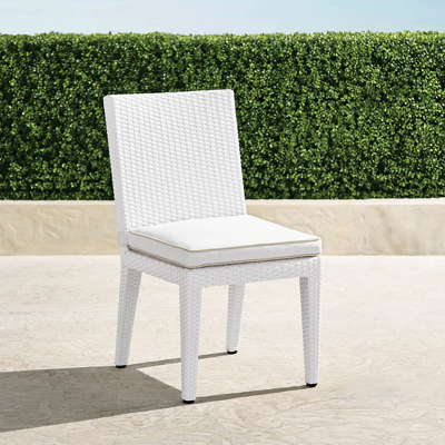 Frontgate Set Of 2 Palermo Dining Side Chairs In White Finish