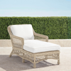 Frontgate Hampton Chaise In Ivory Finish