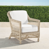 Frontgate Hampton Lounge Chair In Ivory Finish