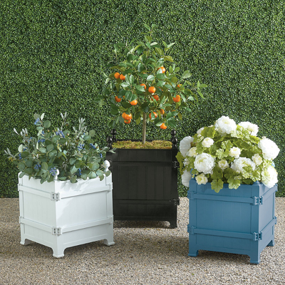 Frontgate Versailles Planter In White