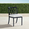 Frontgate Set Of 2 Grayson Dining Side Chairs In Black Finish