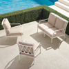 Frontgate Grayson 3-pc. Loveseat Set In White Finish