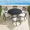 Frontgate Grayson 7-pc. Round Dining Set In Black Finish