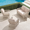 Frontgate Hampton 3-pc. Loveseat Set In Ivory Finish