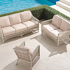 Frontgate Hampton 3-pc. Sofa Set In Ivory Finish