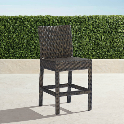 Frontgate Set Of 2 Palermo Backed Counter Stools In Bronze Finish