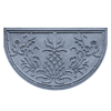 Frontgate Water & Dirt Shield  Pineapple Half-round Door Mat In Blue