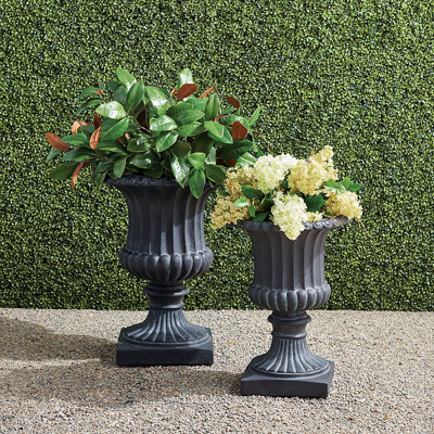 Frontgate Set Of 2 Classical Tuscany Indoor/outdoor Urn