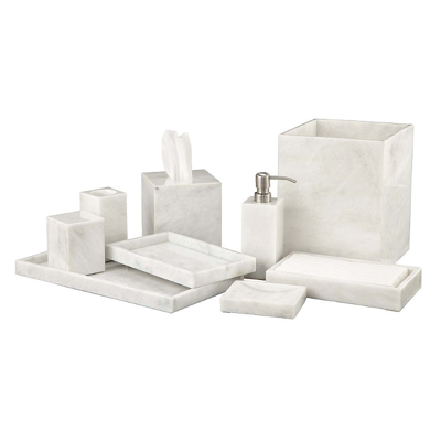 Frontgate Padova Square Bath Accessories In White