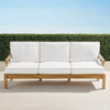 Frontgate Cassara Sofa With Cushions In Natural Finish
