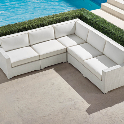Frontgate Palermo 5-pc. Modular Set In White Finish