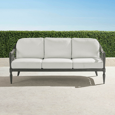 Frontgate Avery Sofa With Cushions In Slate Finish