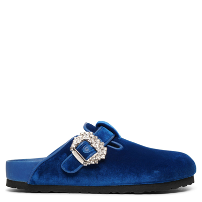 Manolo Blahnik X Birkenstock X Manolo Blahnik Boston Crystal Buckle