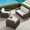 Frontgate Palermo 3-pc. Loveseat Set In Bronze Finish