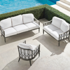 Frontgate Avery 3-pc. Sofa Set In Slate Finish