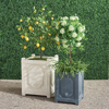 Frontgate Chantal Planter In Gray