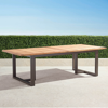 Frontgate Pierce Expandable Teak Dining Table