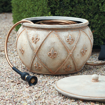 Frontgate Fleur De Lis Hose Pot