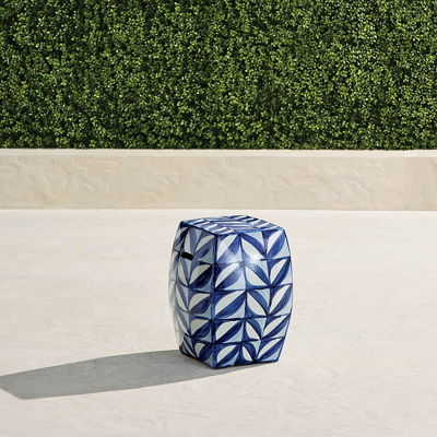 Frontgate Celine Handpainted Accent Stool