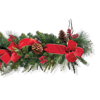Frontgate Christmas Cheer Cordless Garland With Bow