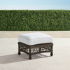 Frontgate Hampton Ottoman In Black Walnut Finish