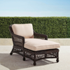 Frontgate Hampton Chaise In Black Walnut Finish