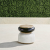 Frontgate Masson Stone Accent Stool
