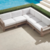 Frontgate St. Kitts 5-pc. Modular Set In Weathered Teak