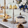 Frontgate Amelie Cake Servers With Cloche