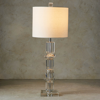 Frontgate Diana Crystal Buffet Lamp In Smoke