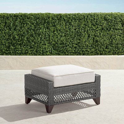 Frontgate Graham Ottoman With Cushions