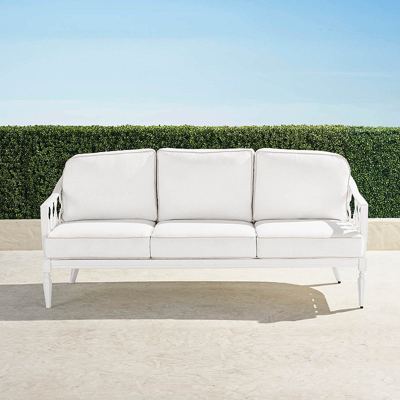 Frontgate Avery Sofa With Cushions In White Finish