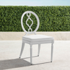 Frontgate Set Of 2 Avery Dining Side Chairs With Cushions In White Finish