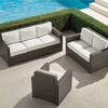 Frontgate Small Palermo 3-pc. Sofa Set In Bronze Finish