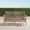 Frontgate Isola Loveseat In Natural Finish