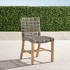 Frontgate Set Of 2 Isola Side Chair In Natural Finish