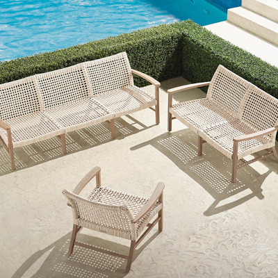 Frontgate Isola 3-pc. Sofa Set In Weathered Finish