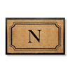 Frontgate Pembrook Monogrammed Coco Door Mat