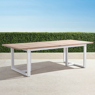 Frontgate Pierce Expandable Teak Dining Table