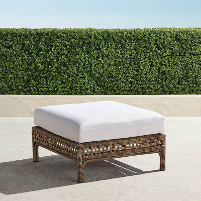 Frontgate Seton Ottoman With Cushion