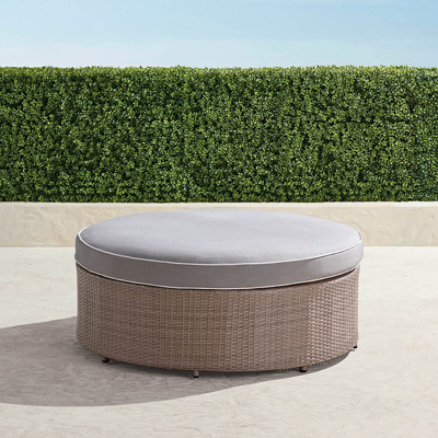 Frontgate Pasadena Ottoman In Dove Finish