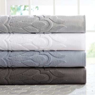 Frontgate Sculpted Hand Towel In Indigo Blue