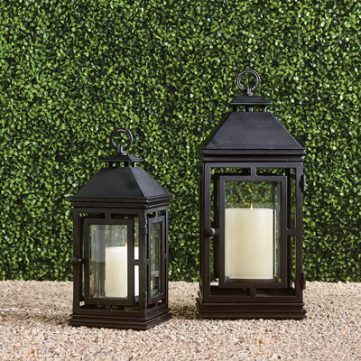 Frontgate Chatham Lantern In Black