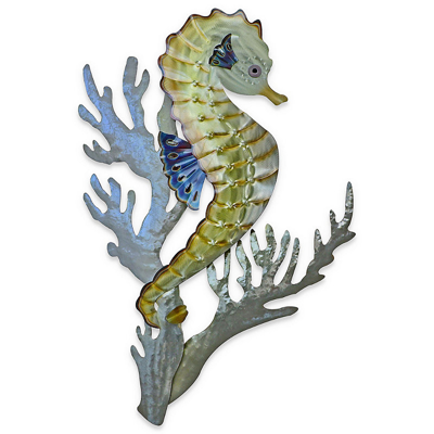 Frontgate Floating Seahorse Wall Art