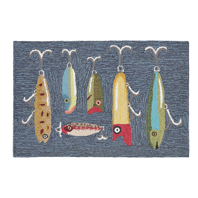 Frontgate Gone Fishing Door Mat