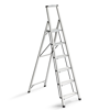 Frontgate Ultralight Slimline 6-step Aluminum Ladder In Aluminum