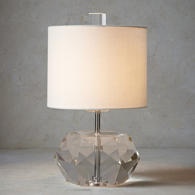 Frontgate Faceted Crystal Accent Lamp