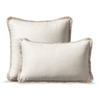 Frontgate Marilia Silk Decorative Pillow Covers In Green