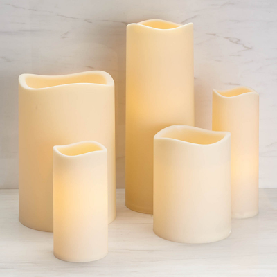 Frontgate Soft Glow Outdoor Flicker Candle